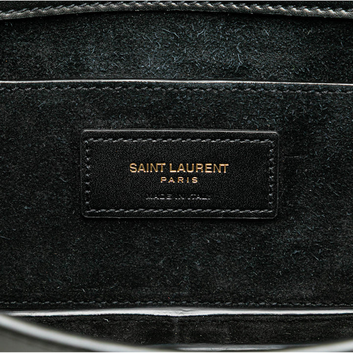 Small Calfskin Dylan Crossbody Black - Gaby Paris