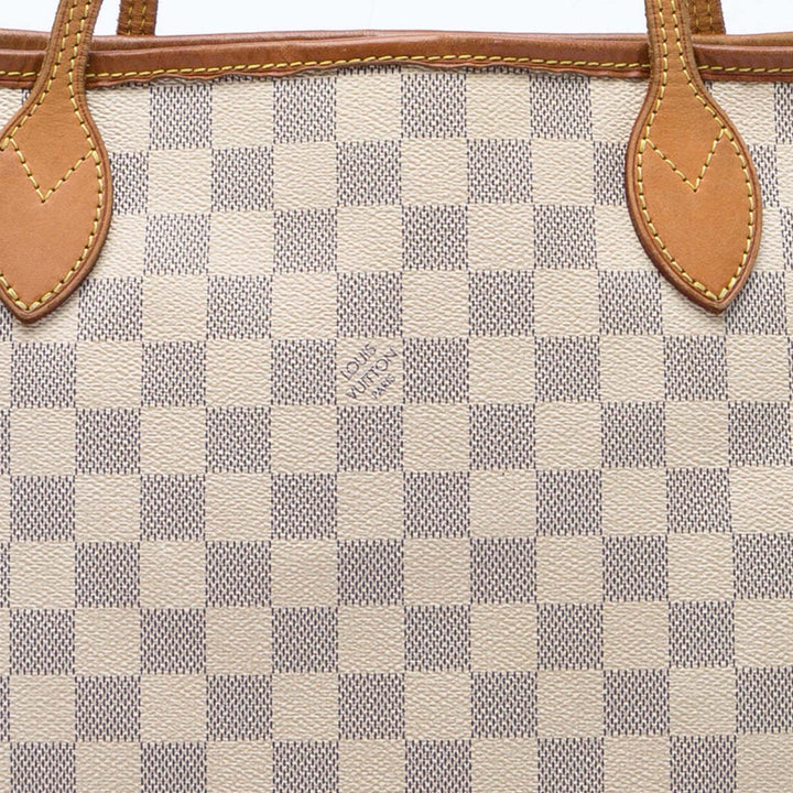 Neverfull MM Damier Azur Blanc