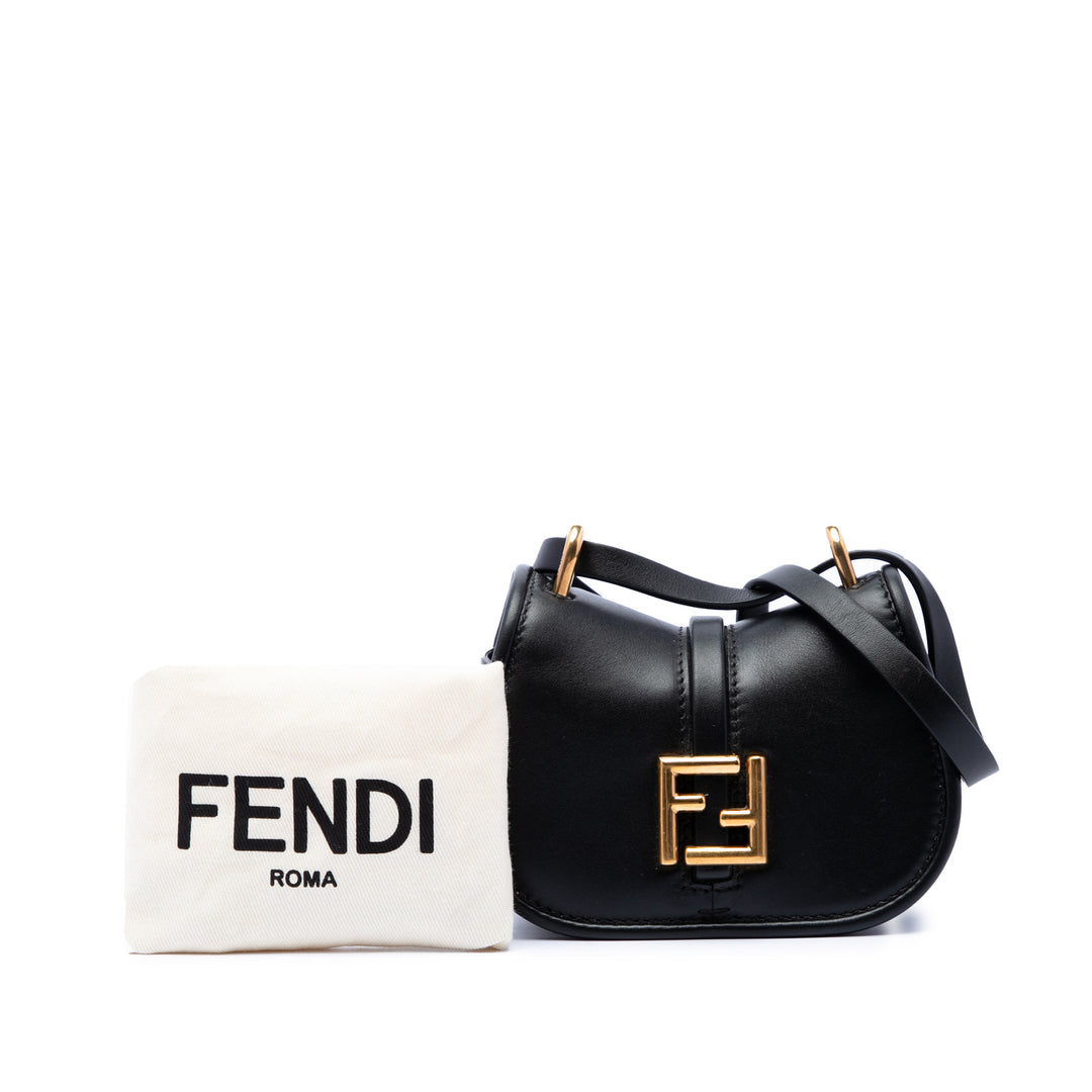 Fendi Nano Cuir FF C mon Sac porté croisé