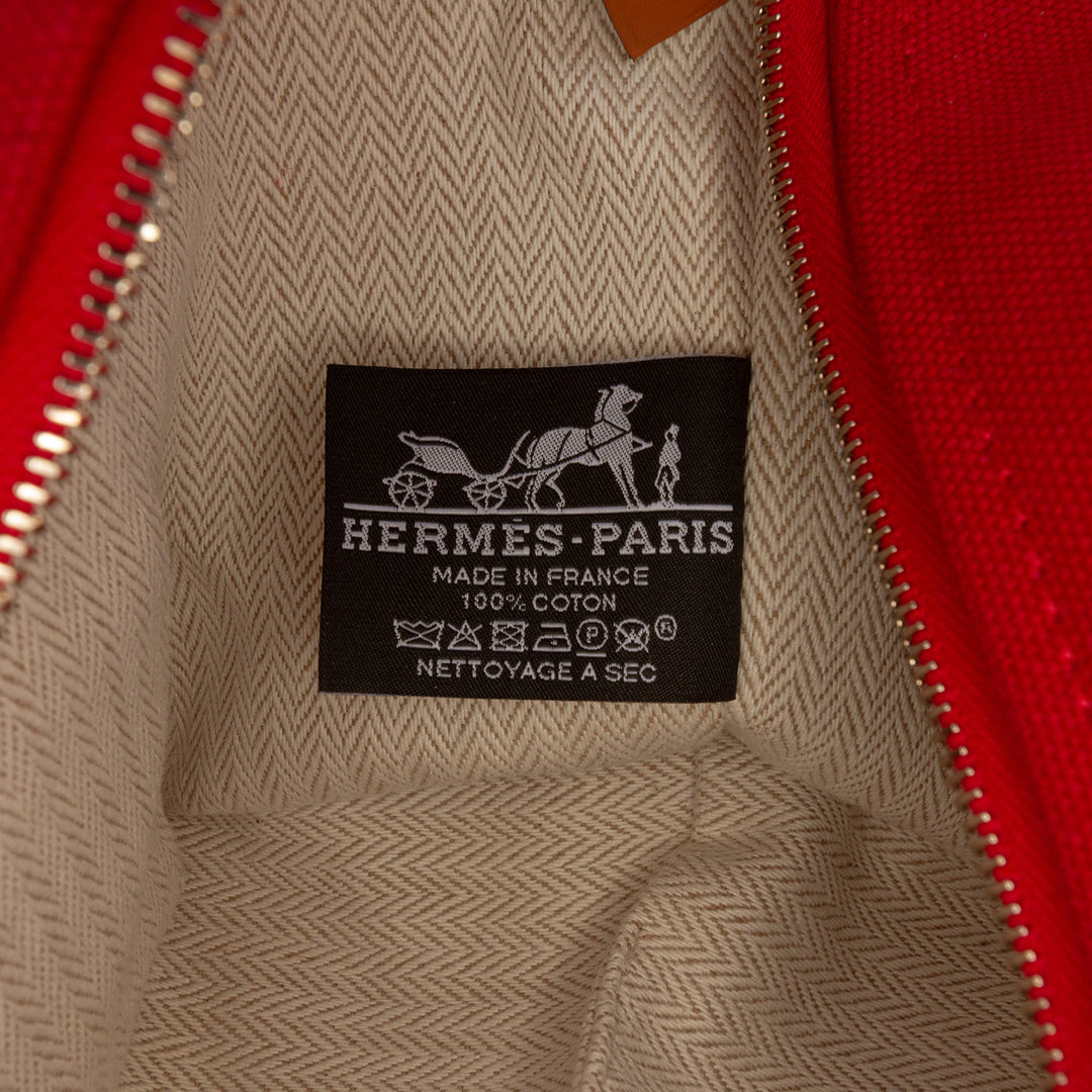 Hermès Small Toile Bride A Brac Étui