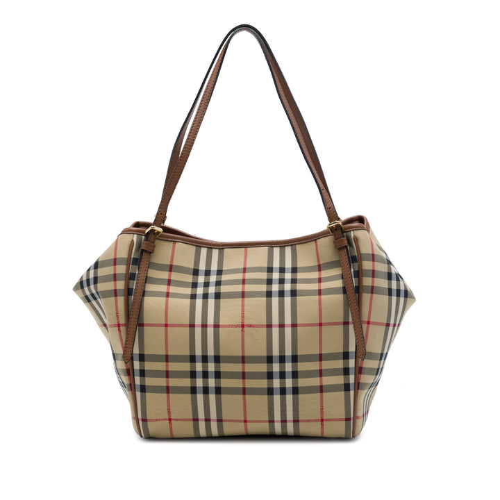 Haymarket Check Canterbury Cabas Petit Beige