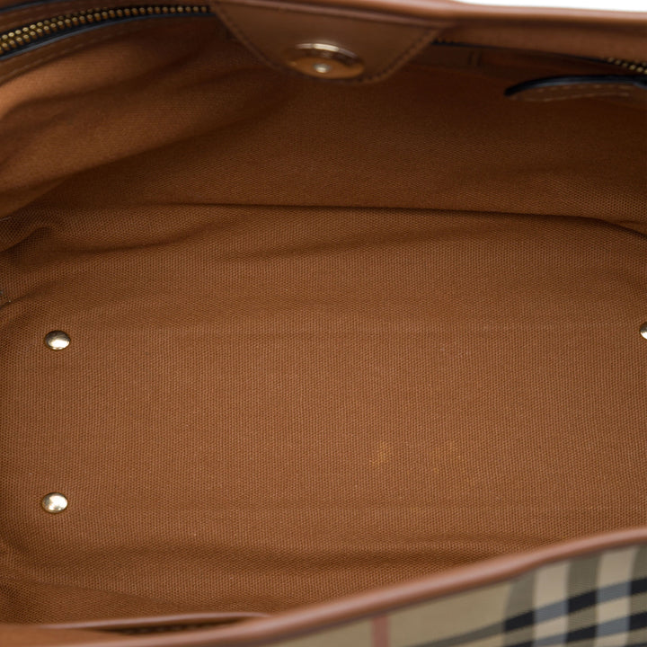 Haymarket Check Canterbury Cabas Petit Beige
