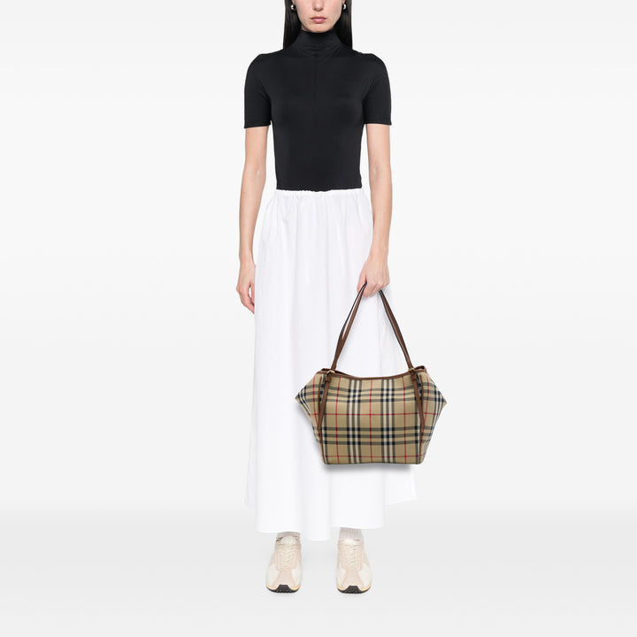 Haymarket Check Canterbury Cabas Petit Beige
