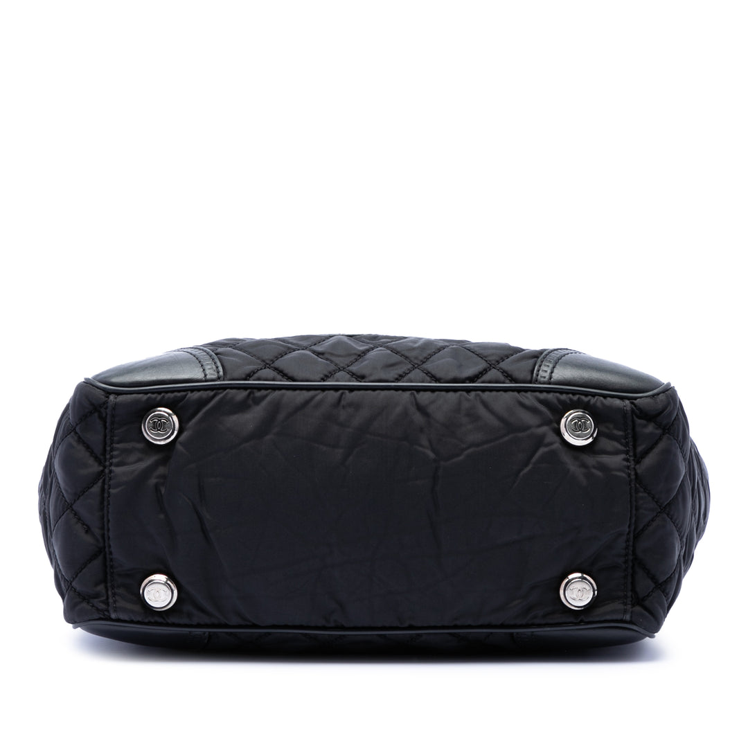 Chanel Paris New York Matelassé Nylon Cabas
