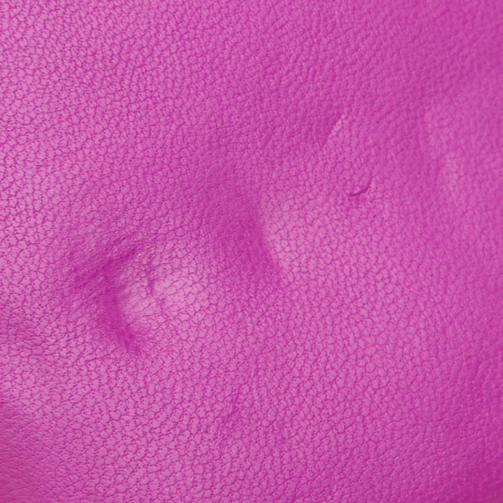 Lambskin Coco Boy Wallet On Chain Purple - Gaby Paris
