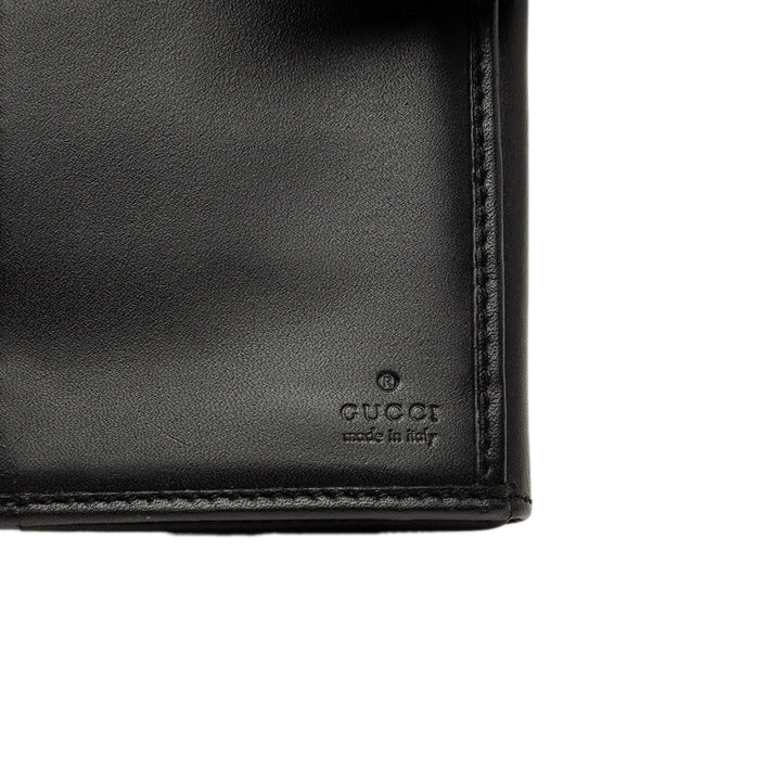 Gucci Toile et Cuir Web Continental Portefeuille