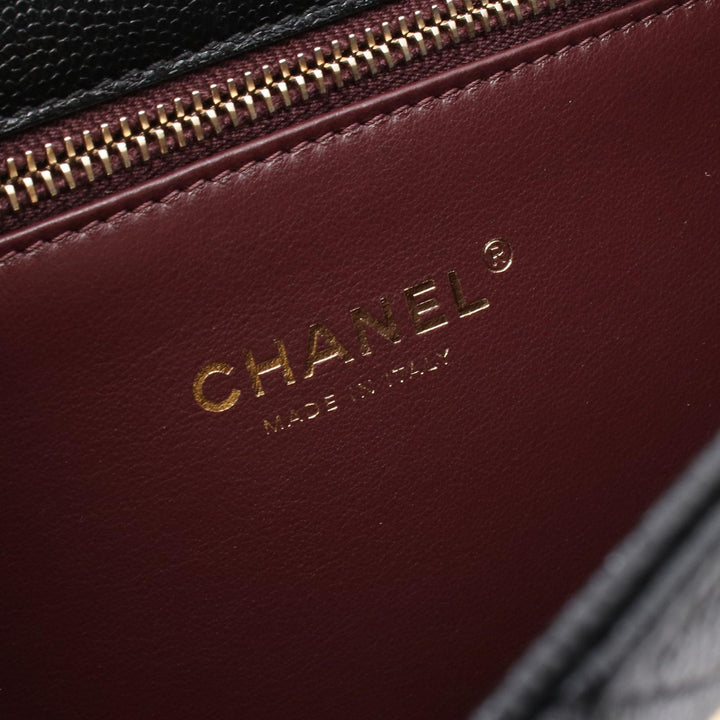 Chanel CC Caviar Square Chain Sac à dos