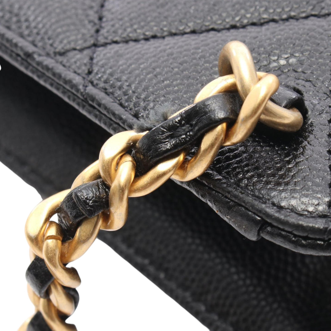 Chanel CC Caviar Square Chain Sac à dos