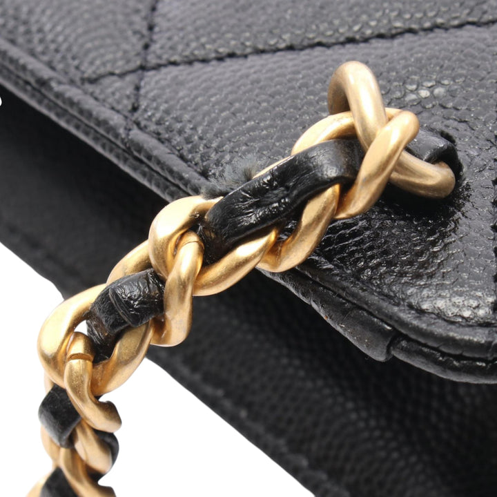 Chanel CC Caviar Square Chain Sac à dos