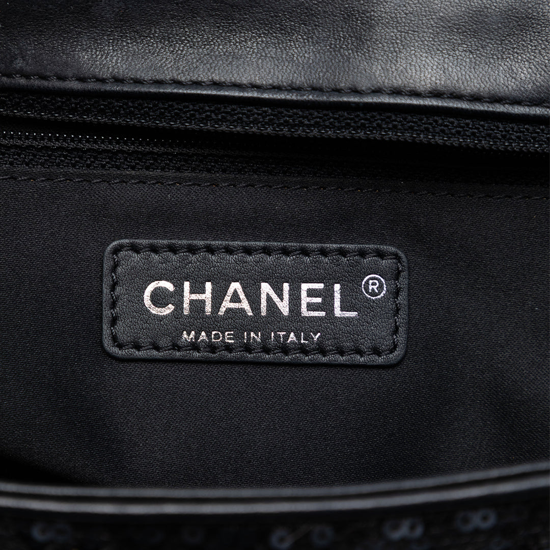 Chanel Jumbo Classic Sequinss Simple rabat