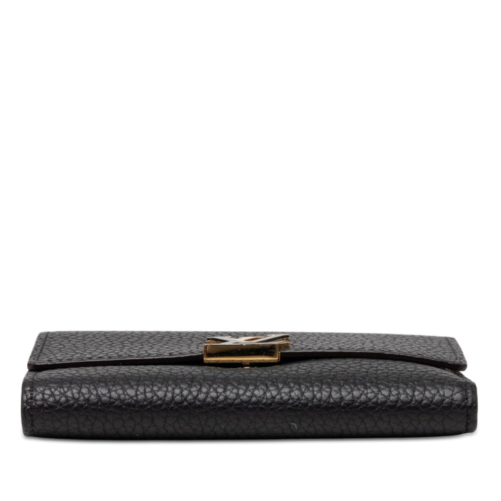 Louis Vuitton Taurillon Capucines Compact Portefeuille