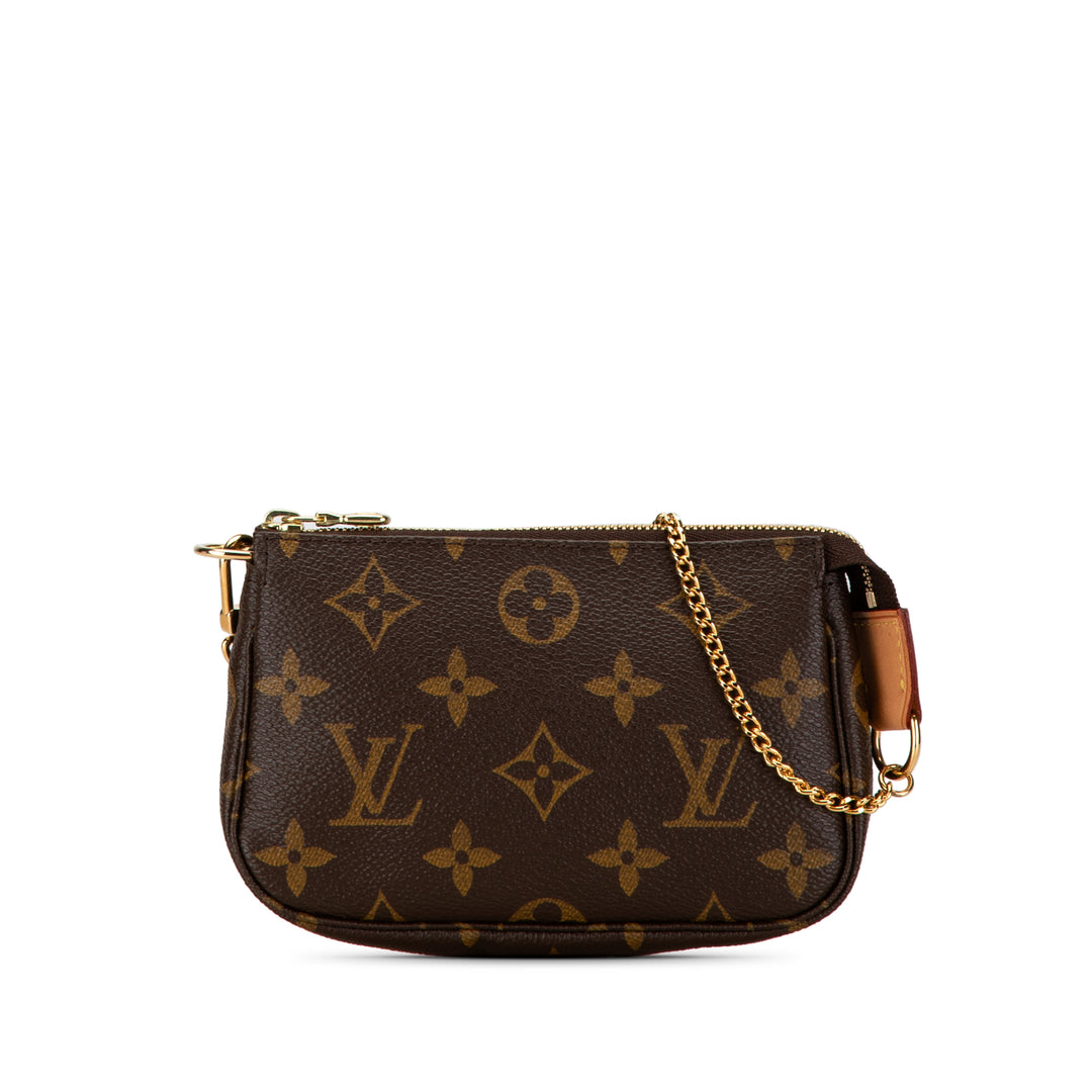 Monogram Mini Pochette Accessoires Brown - Gaby Paris