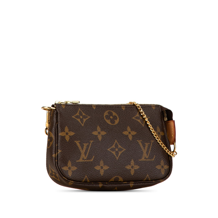 Monogram Mini Pochette Accessoires Brown - Gaby Paris