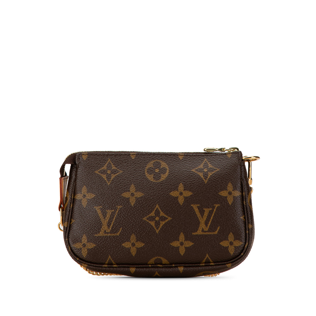 Monogram Mini Pochette Accessoires Brown - Gaby Paris