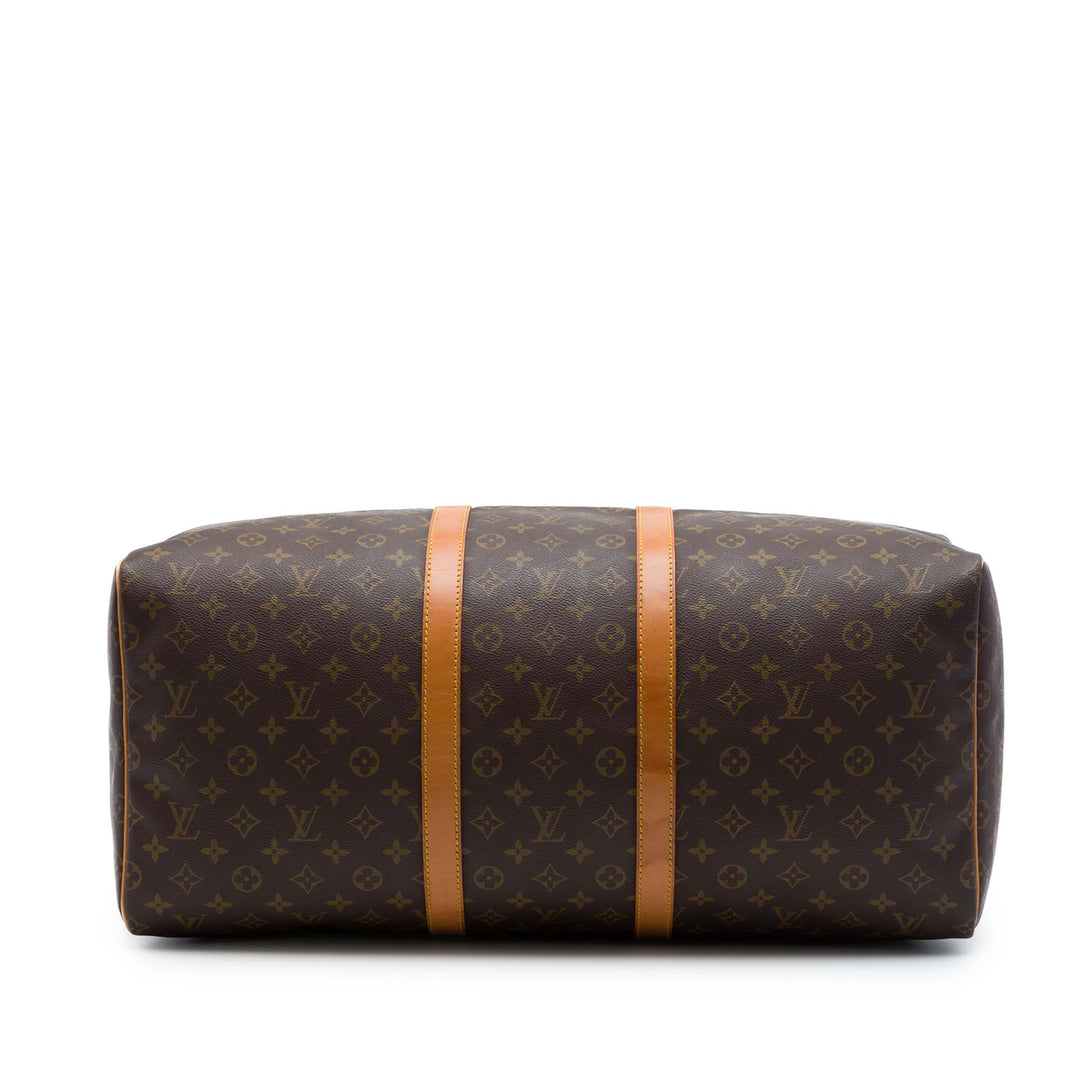 Louis Vuitton Keepall 55 Monogram Marron – vue 3 – GABY PARIS