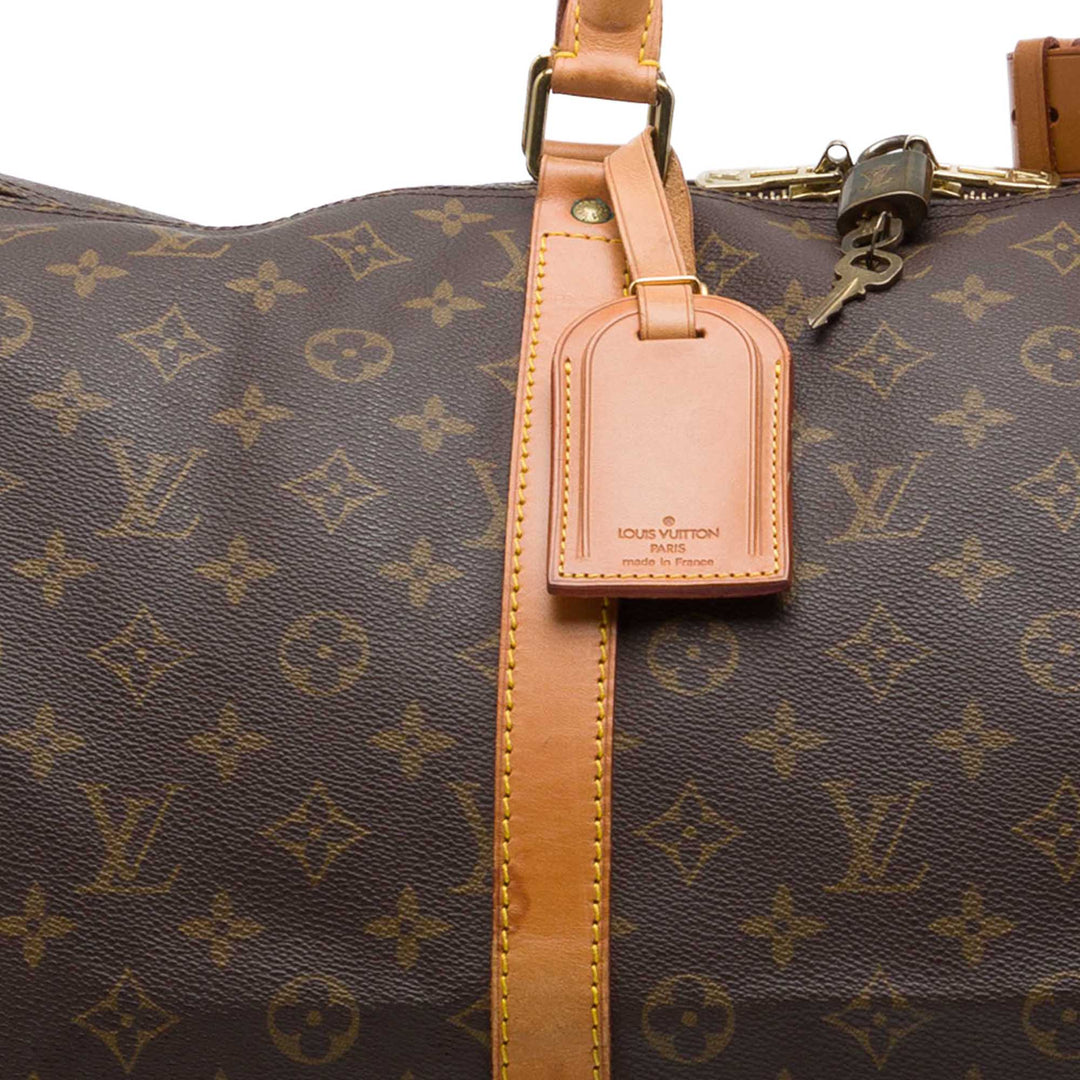 Louis Vuitton Keepall 55 Monogram Marron – vue 6 – GABY PARIS