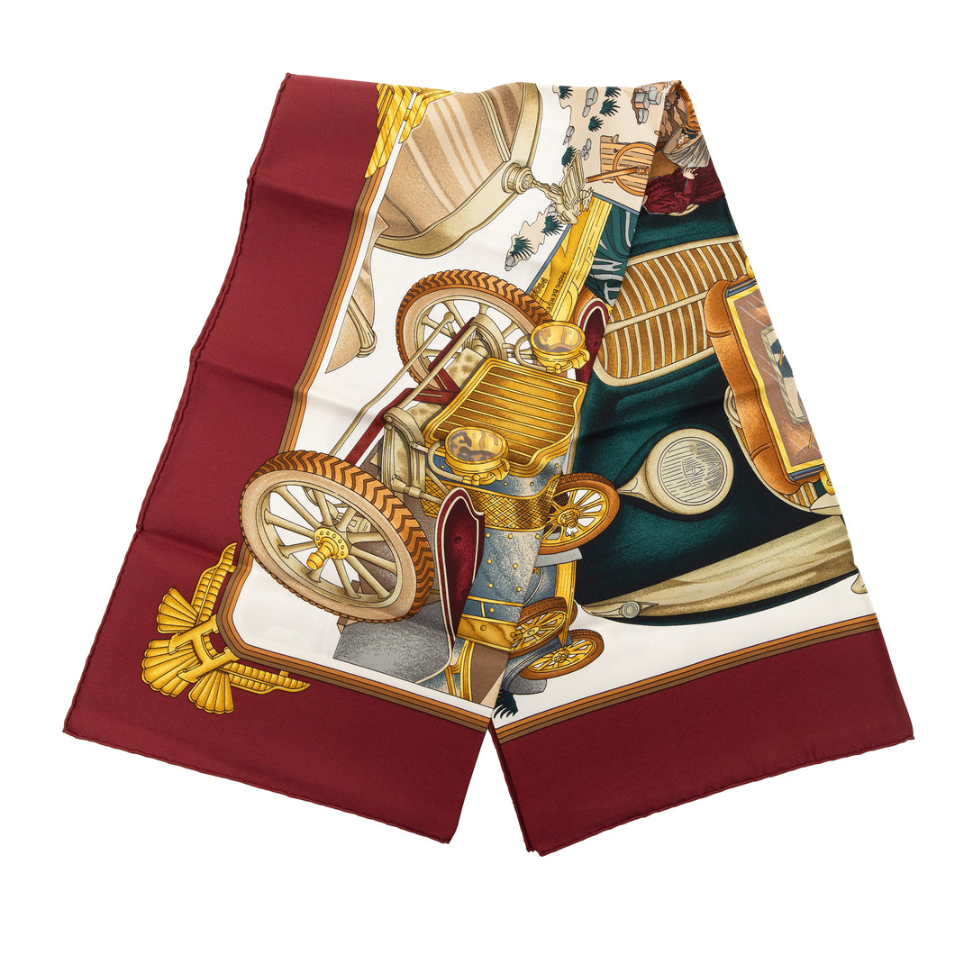 Hermès Automobile Soie Foulard 90 – GABY PARIS Authentique