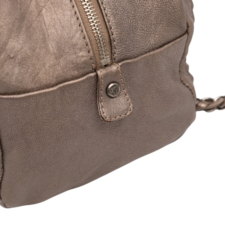 Chanel Medium Cuir de veau Luxe Ligne Bowler Bag Marron – GABY PARIS Authentique