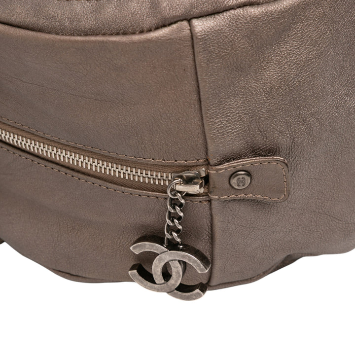 Chanel Medium Cuir de veau Luxe Ligne Bowler Bag Marron – GABY PARIS Authentique