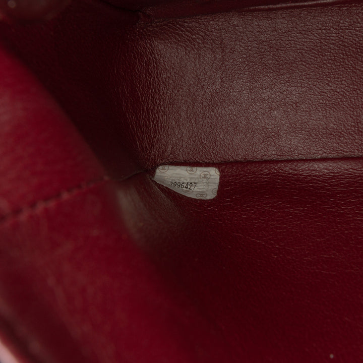 Chanel Medium Classic Microquilted Cuir d’agneau Simple rabat Noir