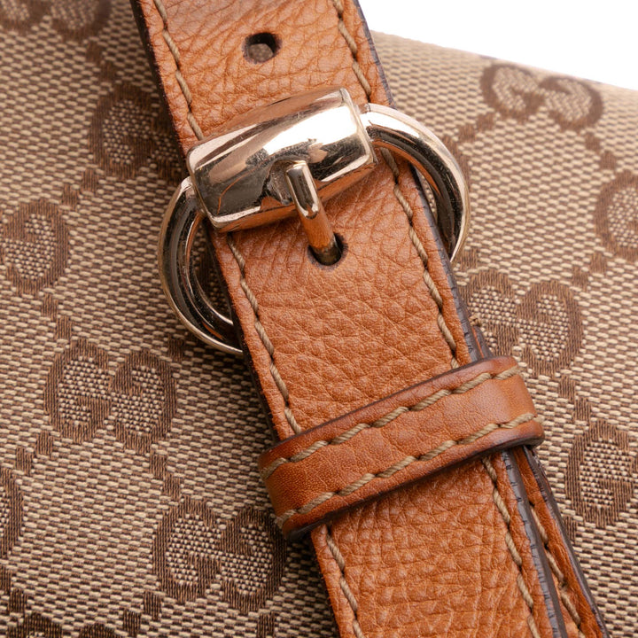 GG Canvas Marrakech Crossbody Brown - Gaby Paris