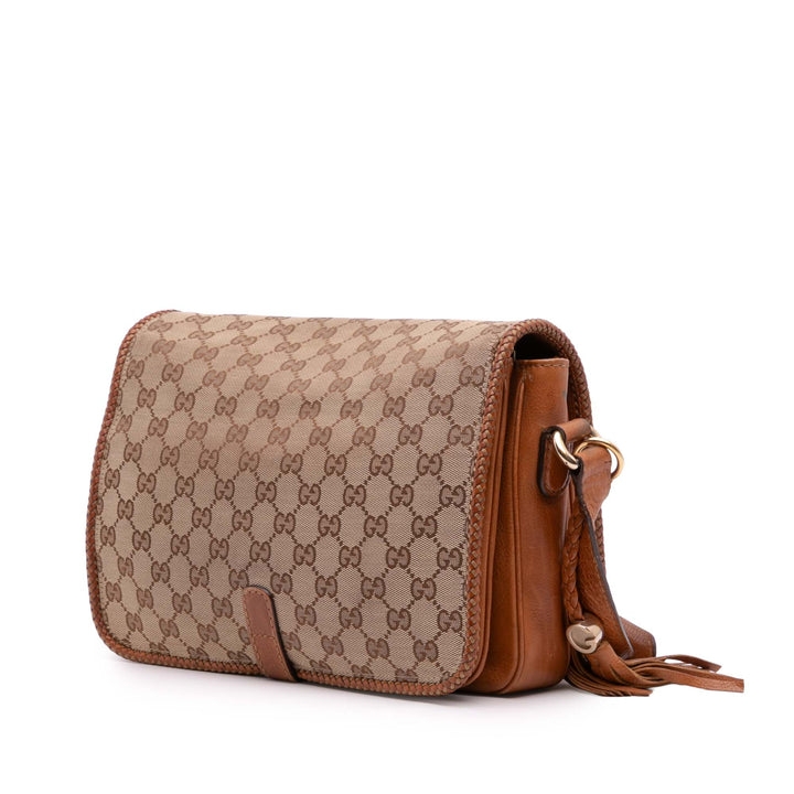 GG Canvas Marrakech Crossbody Brown - Gaby Paris