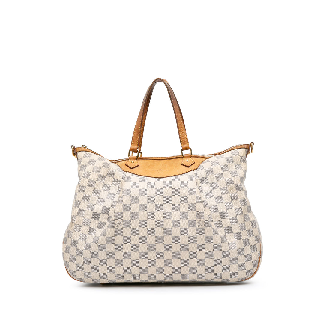 Damier Azur Siracusa GM White - Gaby Paris