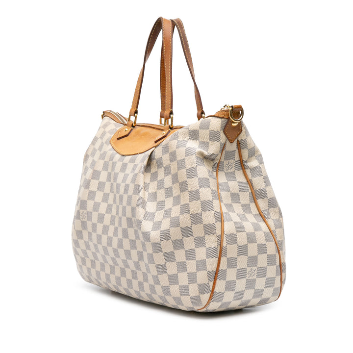Damier Azur Siracusa GM White - Gaby Paris