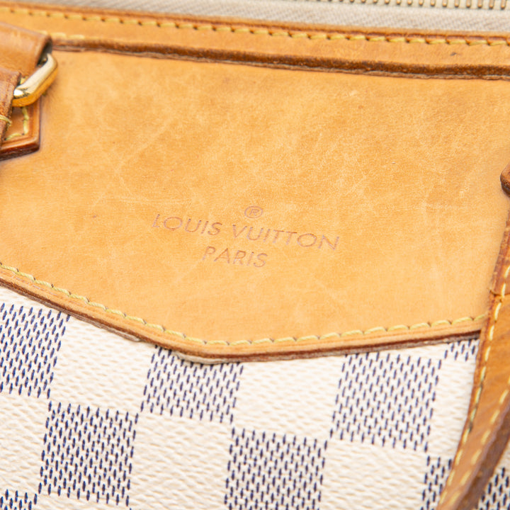 Damier Azur Siracusa GM White - Gaby Paris