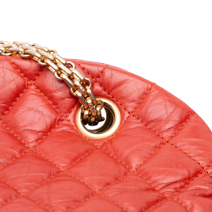 Medium Lambskin Just Mademoiselle Bowling Bag Red - Gaby Paris