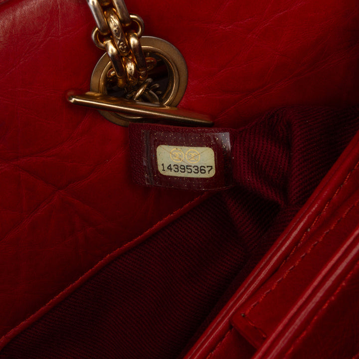 Medium Lambskin Just Mademoiselle Bowling Bag Red - Gaby Paris