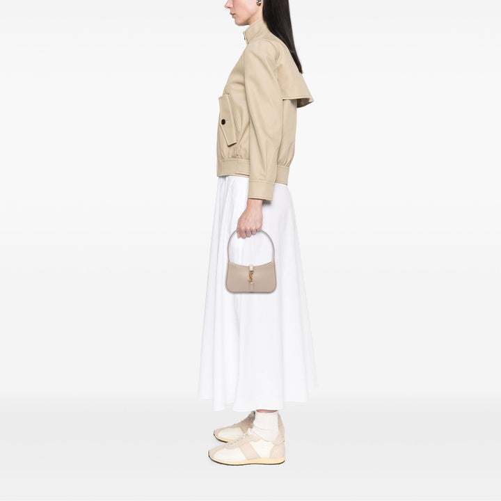 Saint Laurent Mini Smooth Cuir de veau Le 5 a 7