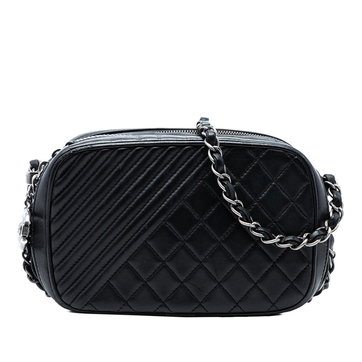 Chanel Mini Matelassé Cuir d’agneau Coco Boy Sac caméra