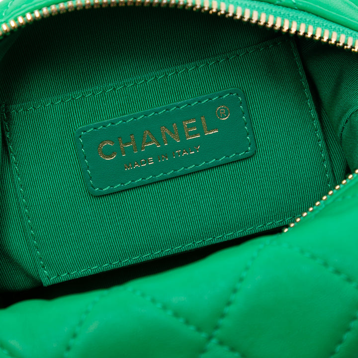 Chanel Small Matelassé Cuir d’agneau Perfect Meeting Hobo