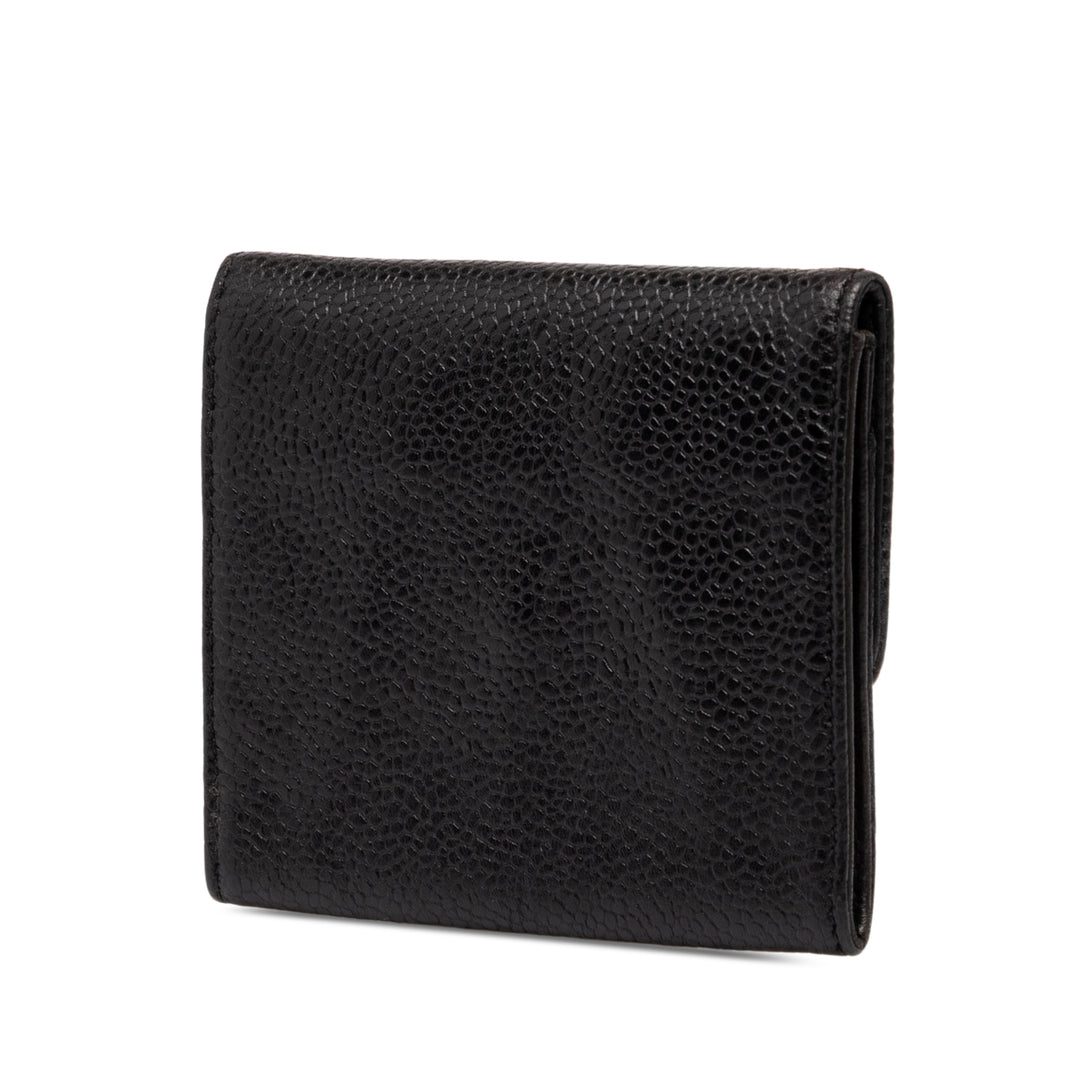Chanel CC Porte-monnaie Cuir caviar Noir