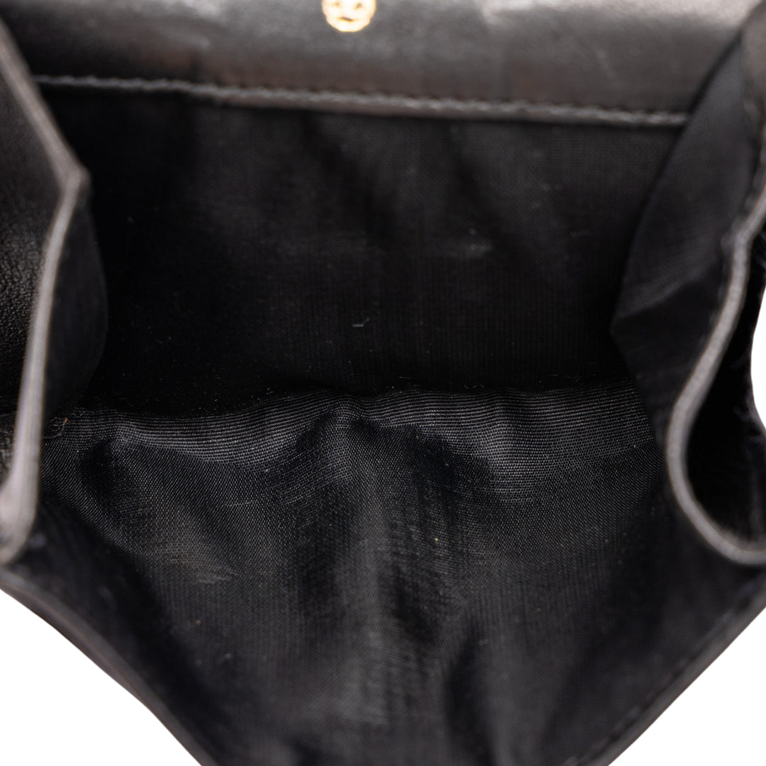 Chanel CC Porte-monnaie Cuir caviar Noir