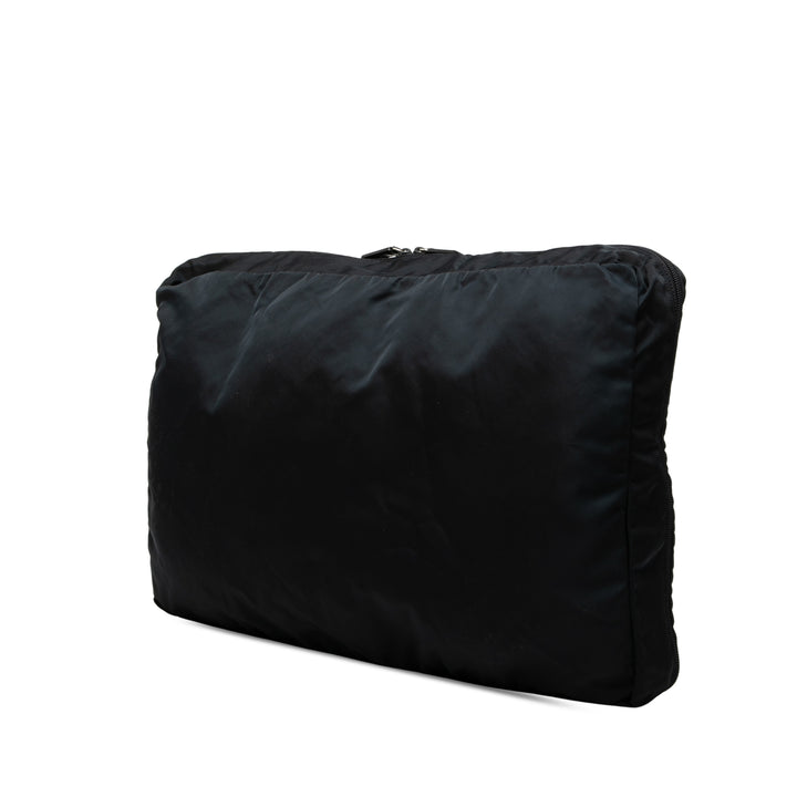 Prada Zippé Top Portfolio Nylon Tessuto