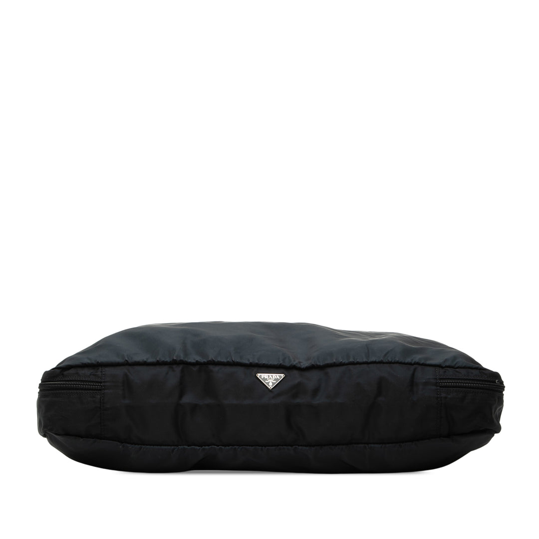 Prada Zippé Top Portfolio Nylon Tessuto