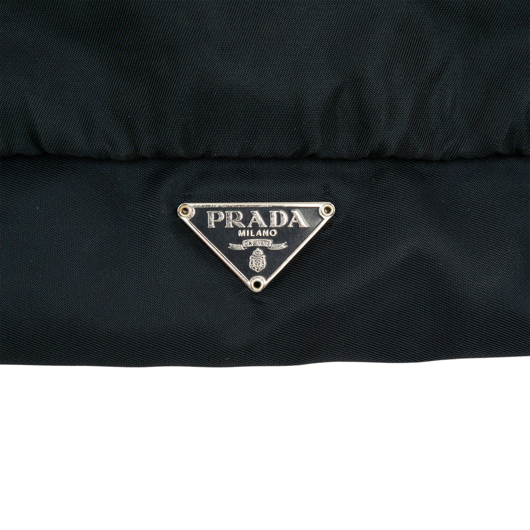 Prada Zippé Top Portfolio Nylon Tessuto