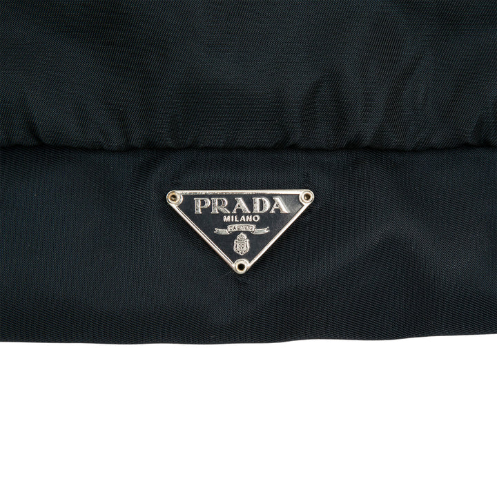 Prada Zippé Top Portfolio Nylon Tessuto