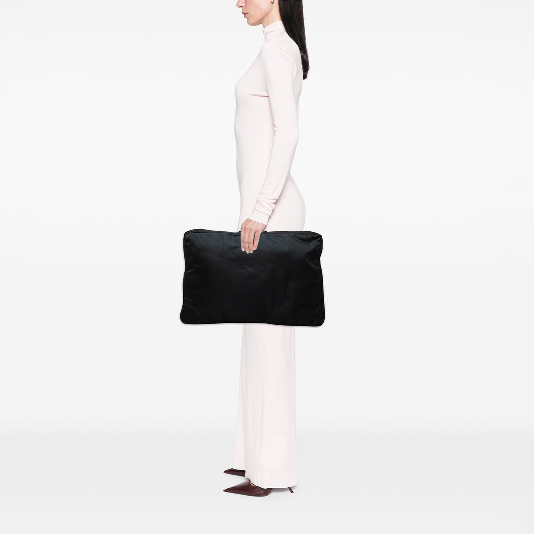 Prada Zippé Top Portfolio Nylon Tessuto