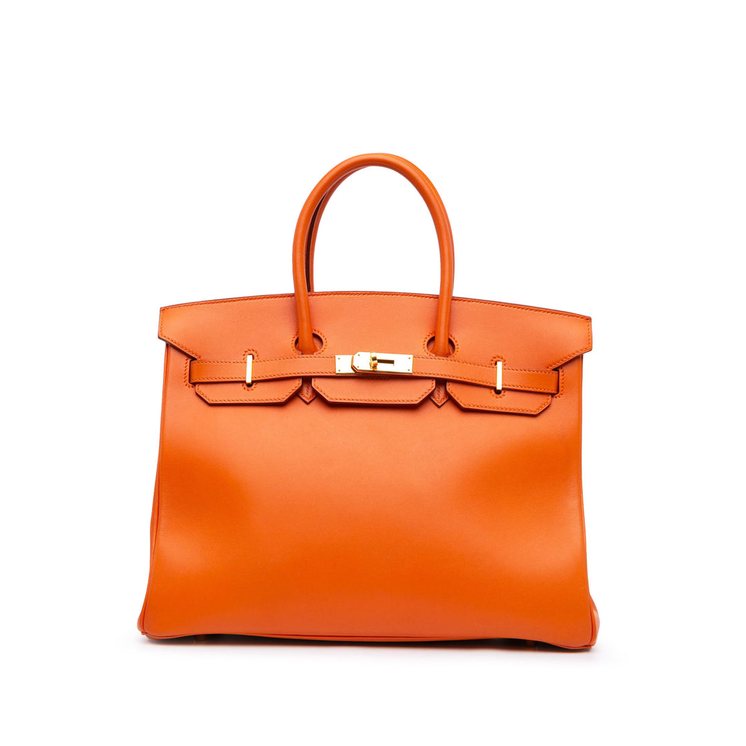 Swift Birkin Retourne 35 Orange - Gaby Paris