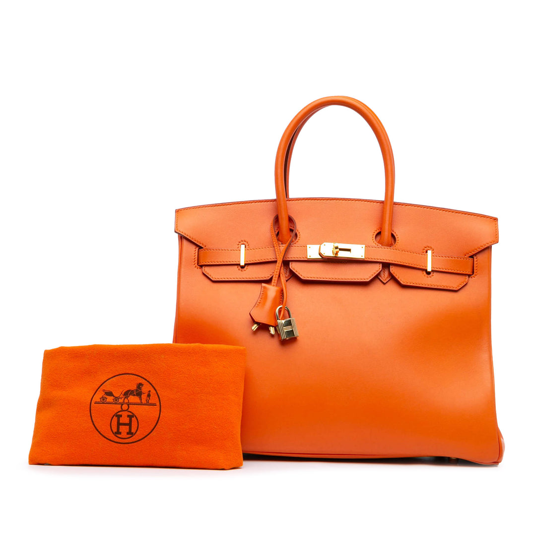 Swift Birkin Retourne 35 Orange - Gaby Paris