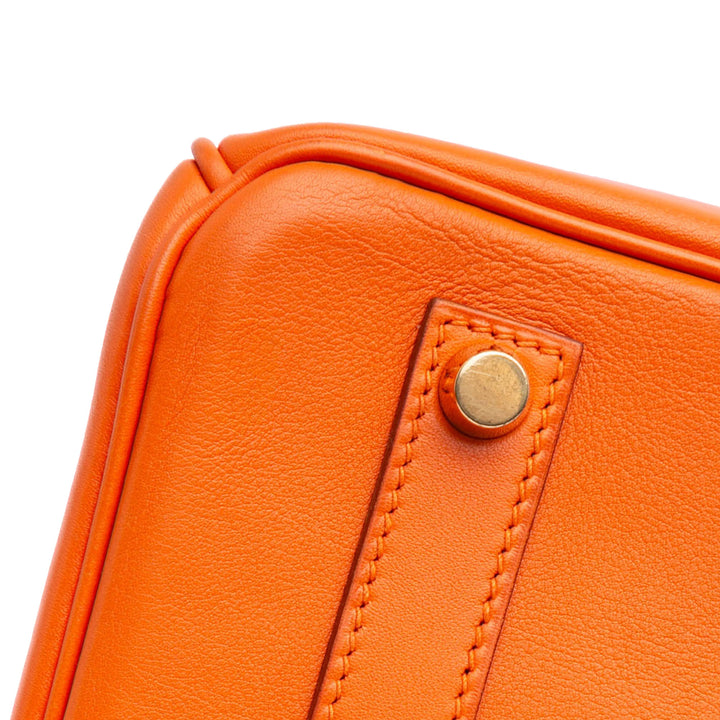 Swift Birkin Retourne 35 Orange - Gaby Paris