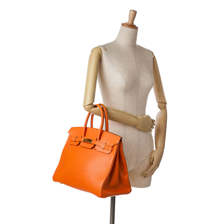 Swift Birkin Retourne 35 Orange - Gaby Paris