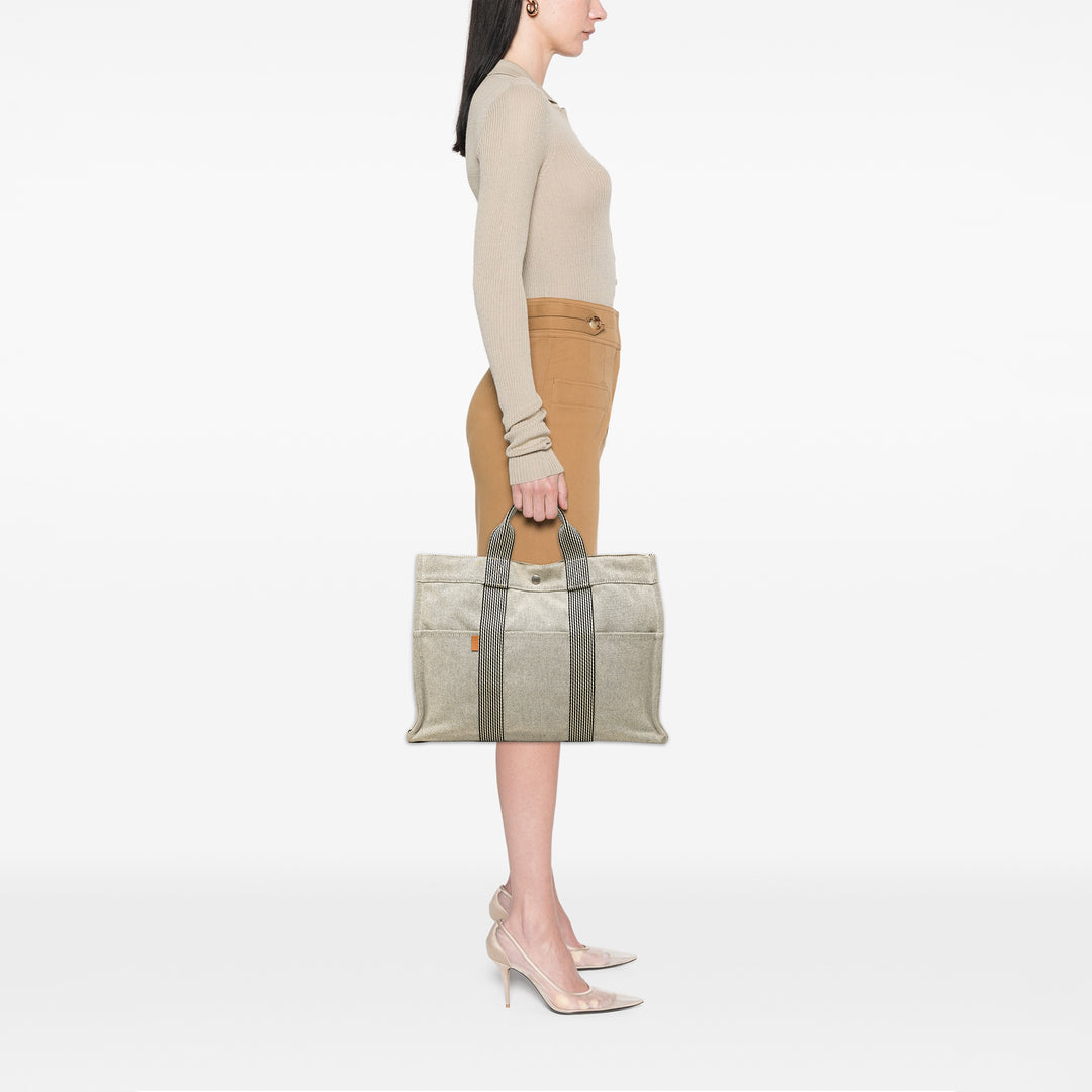 Hermès Fourre Tout MM Toile