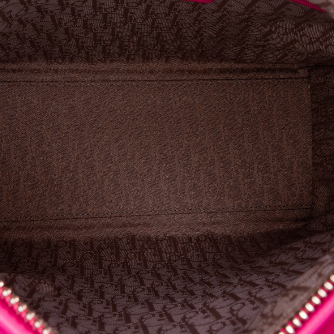 Medium Lambskin Cannage Lady Dior Pink - Gaby Paris