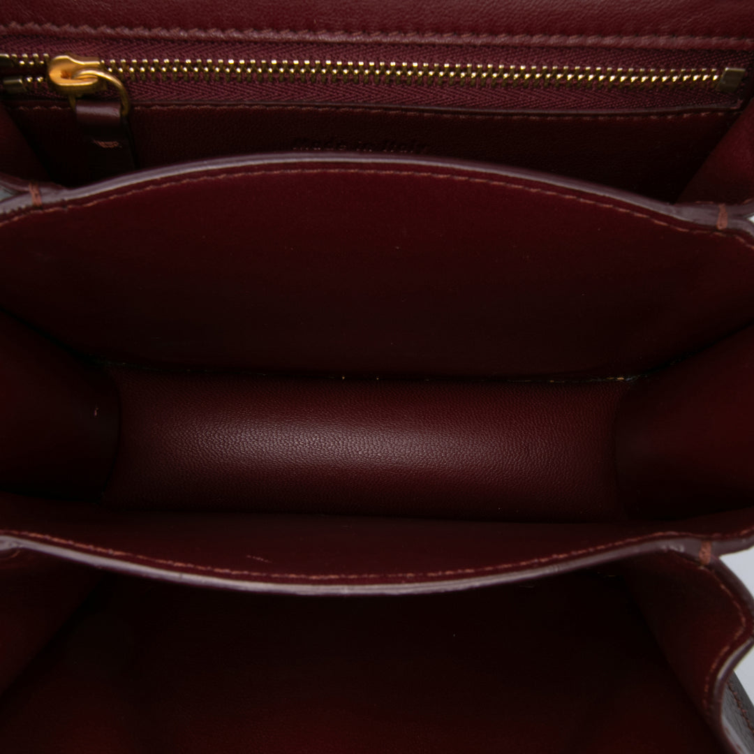 Celine Small Cuir de veau Classic Boîte Rouge
