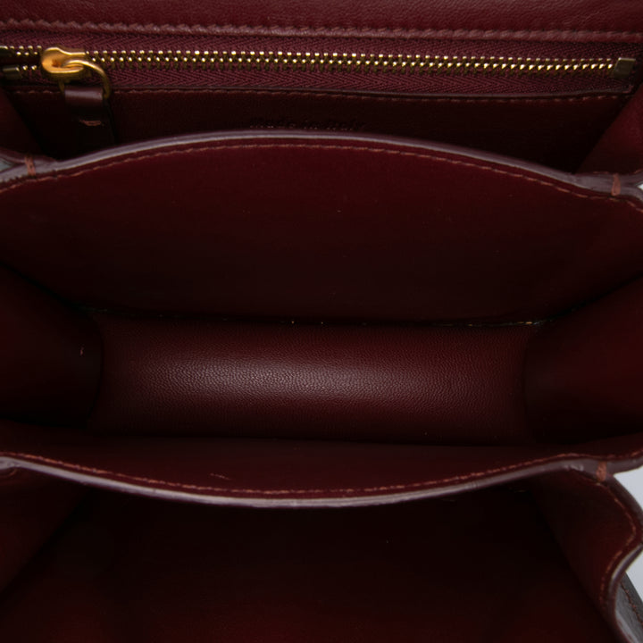 Celine Small Cuir de veau Classic Boîte Rouge