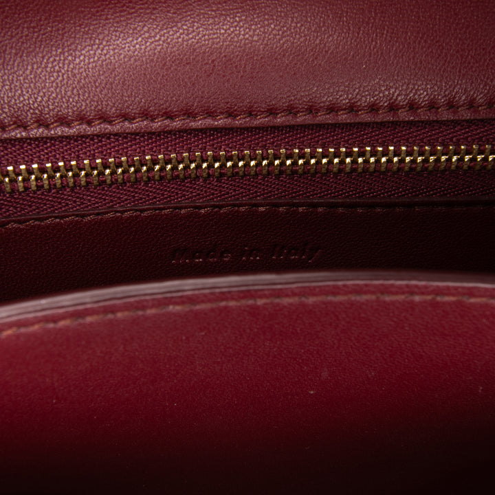 Celine Small Cuir de veau Classic Boîte Rouge